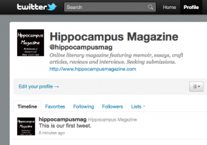 Hippocampus mag twitter screen shot