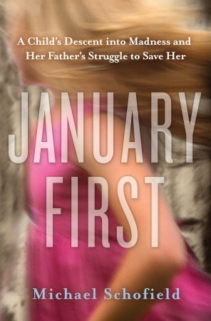 cover of January First with blurry young girl in background