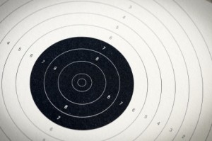 rifle range paper target