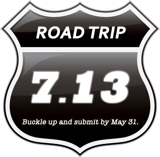 road trip issue call for submissions deadline may 31 2013 mimicks route 66 sign