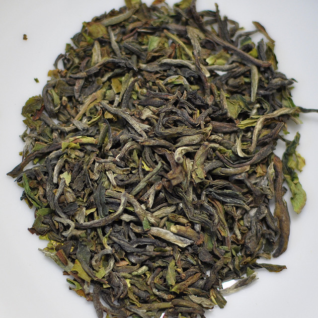 pile of Pingcha tea