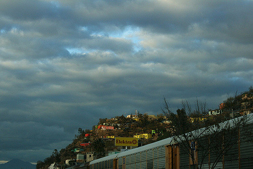 Nogales mexico under cloudy sky