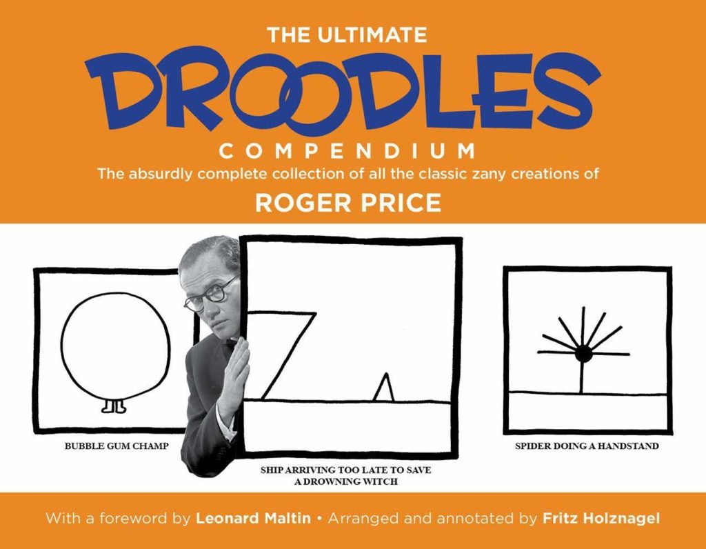 Droodles cover square book author with a few cels of doodles