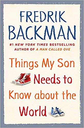 cover of backman's book things my son needs to know about the world; two pair of converse sneakers