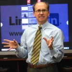 Wayne Breitbarth, author of LinkedIn Power Formula, giving a presentation