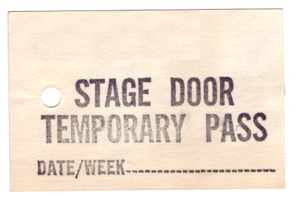 stage door pass