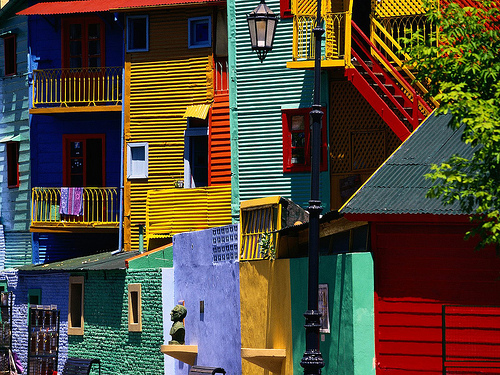 colorful apartments in buenos aires