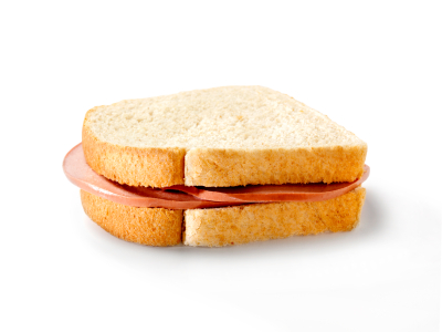 Plain Bologna Sandwich