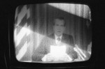 nixon on tv in 74 reading from paper