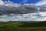 view of Montana landscape - big sky, some mountains