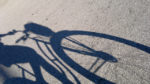 shadow of a bike