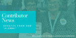 contributor update banner with image of two writers in back