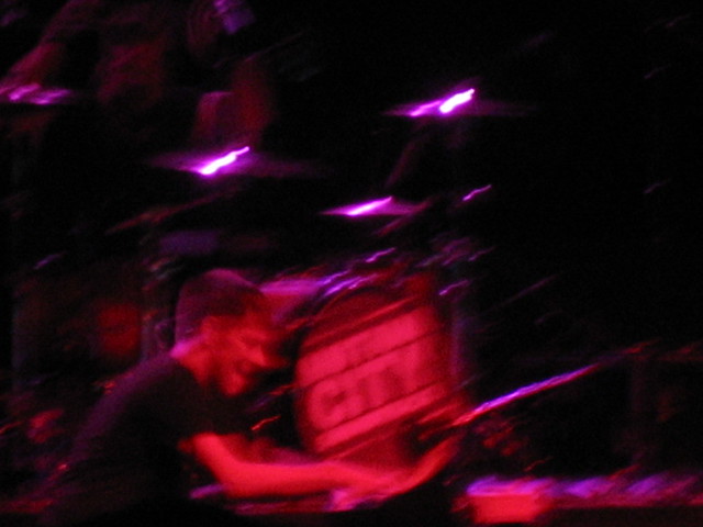 motion city soundtrack drummer - image a little blurry to show motion