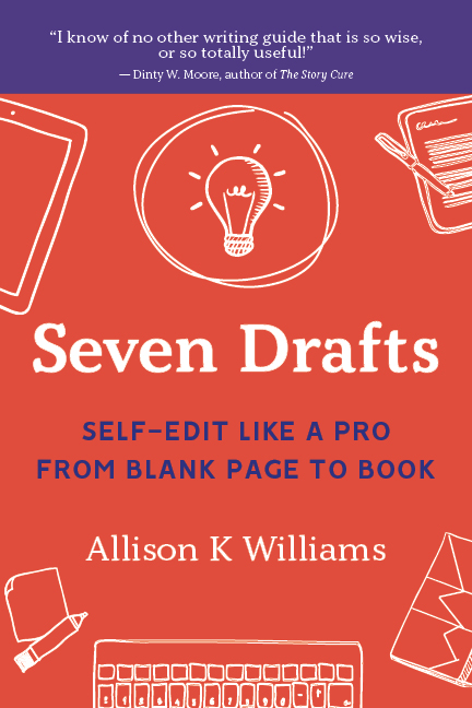 Book cover seven drafts by allison k williams