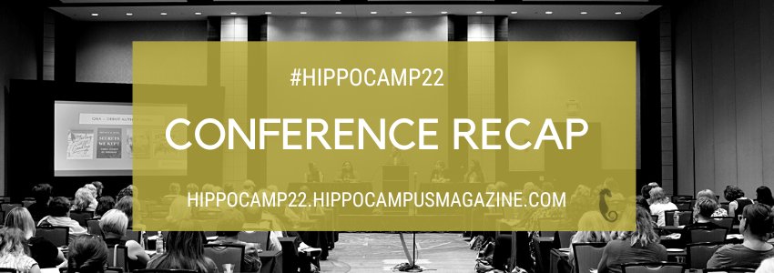 banner that says conference recap Hippocamp22 with conference room in background
