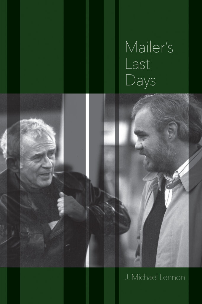 book cover with norman mailer and j michael lennon