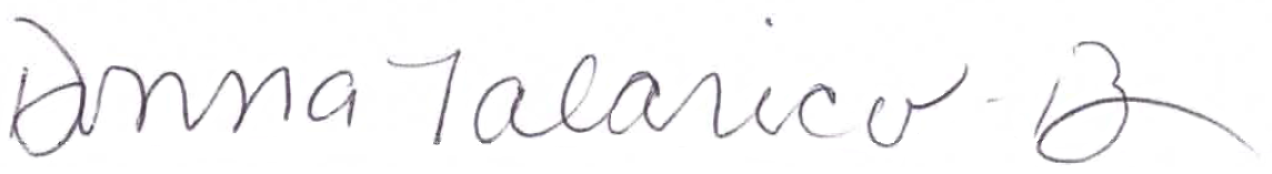 Donna talarico signature in cursive